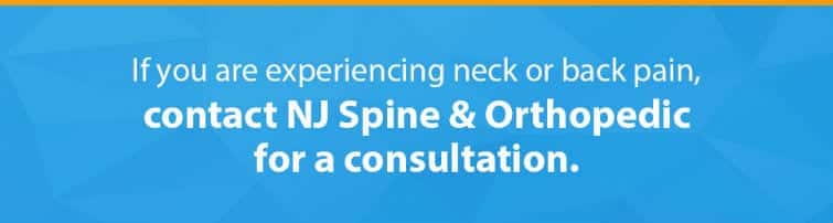 contact NJ Spine & Orthopedic for consultation