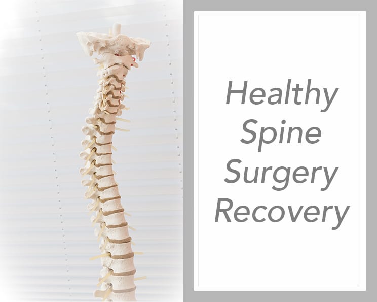 spine model, tips for keeping your spine surgery healthy
