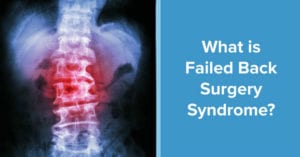 spine x-ray; what is failed back surgery syndrome?