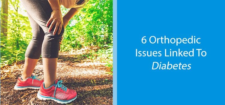 Woman with diabetes-related orthopedic pain clutches knee during run