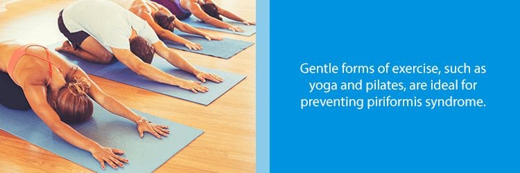 yoga and pilates can prevent piriformis syndrome