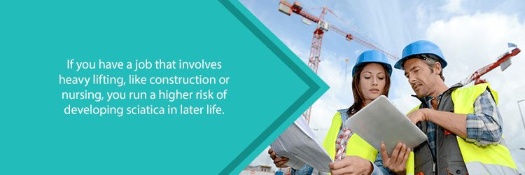 construction workers, at higher risk for sciatica