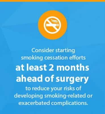 stop smoking before surgery